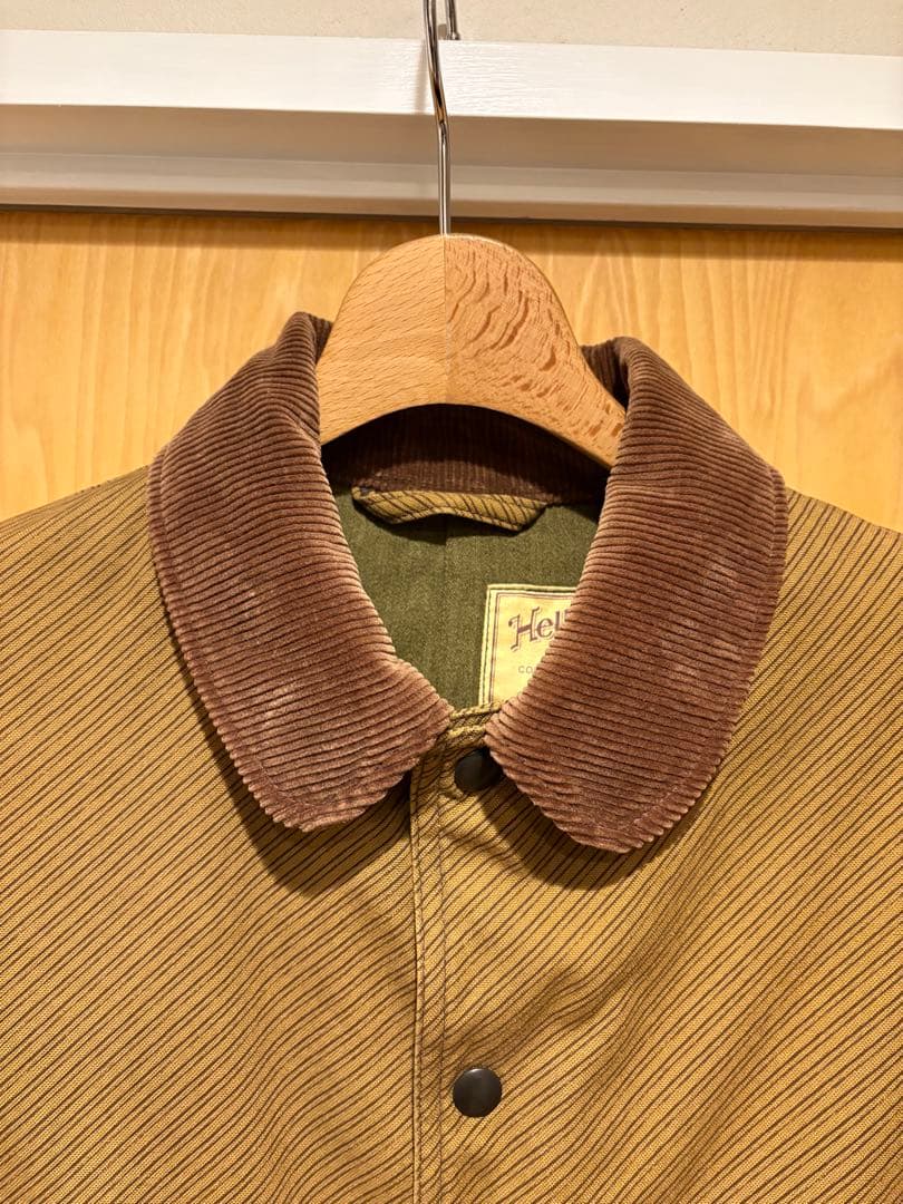 美品 HELLER'S CAFE ワークジャケット カバーオール36ウエアハウス