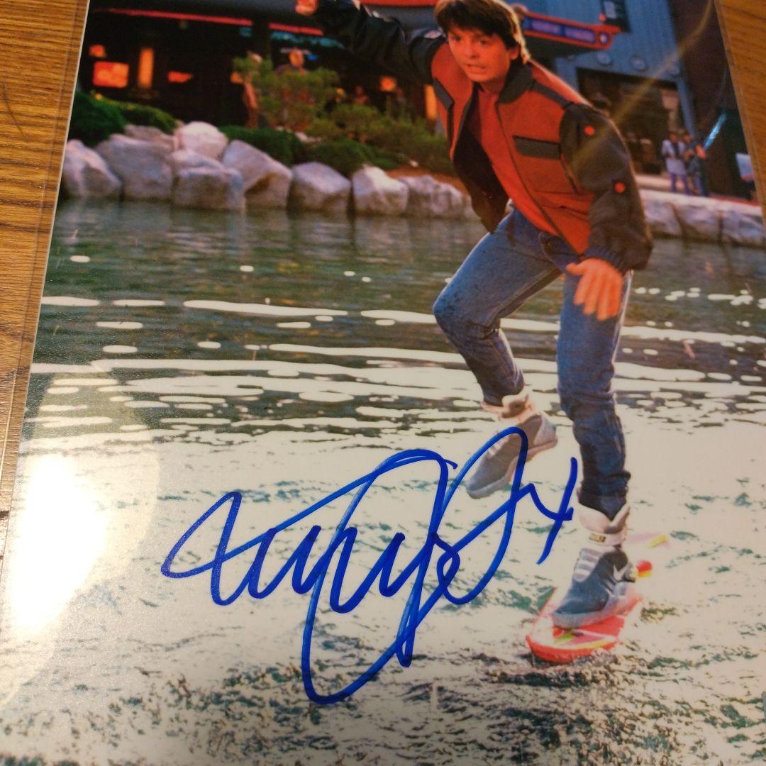 マイケル・J・フォックス　直筆サイン　8×10インチ　オートグラフ