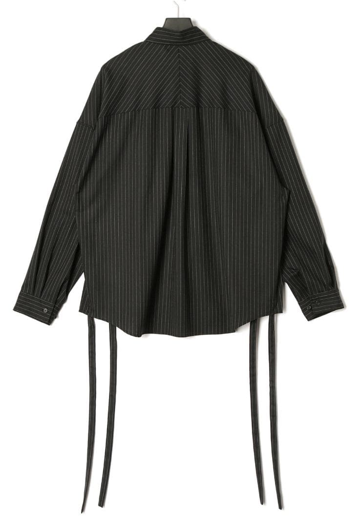 トップス FACETASM stripe mesh panel shirt L