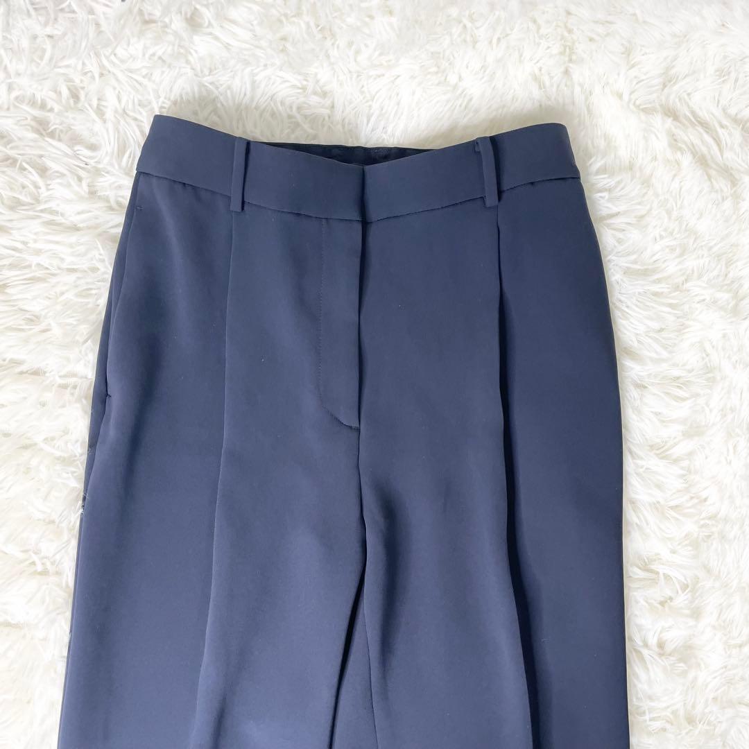 【極美品】PLST パンツスーツ ノーカラージャケット 上S下L