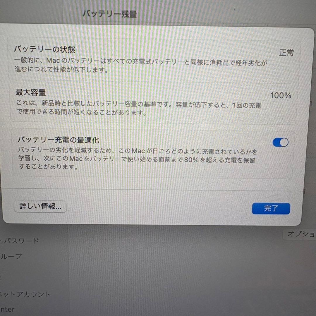 未使用に近い　MacBook Air M3 13インチ 16GB/256GB