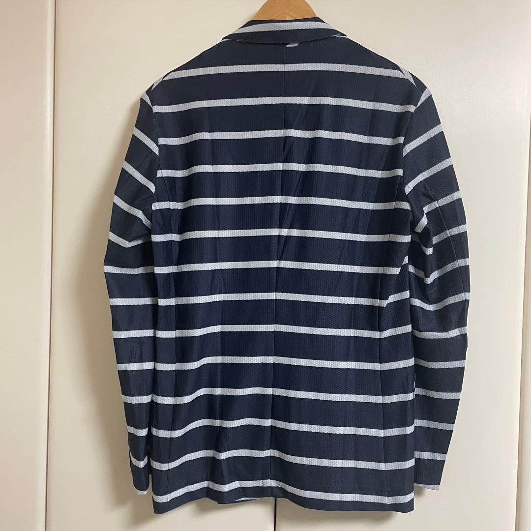 ★新品　ムータ　muta marine ジャケット　ネイビー　ボーダー　M
