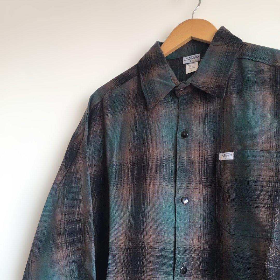 新品未使用CALTOPオンブレチェック ネルシャツ シャツ キャルトップ