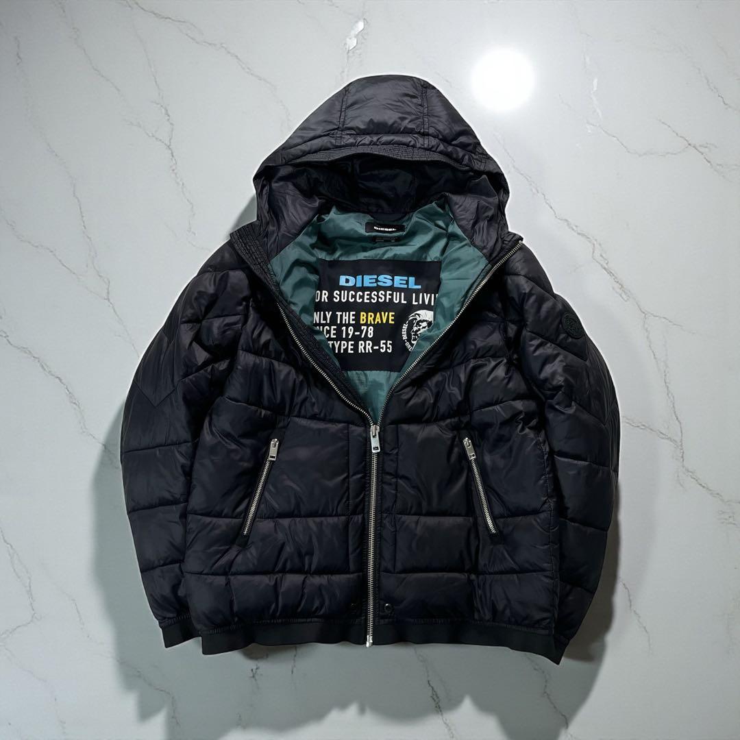 ✨美品 人気✨ DIESEL ダウンジャケット RR-55 ブラック S