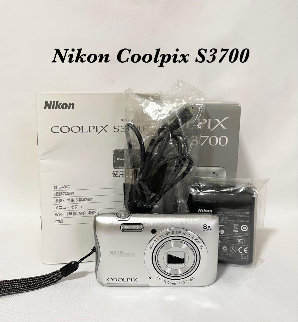 【完動品】Nikon Coolpix S3700 デジタルカメラ 動作確認済み