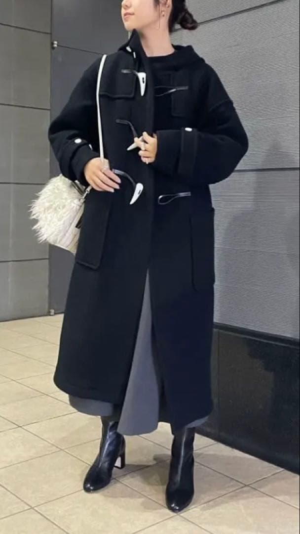 HYKE ダッフルコート