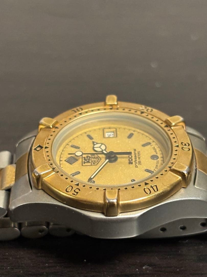 【TAG HEUER】2000 professionalゴールド/シルバー 時計