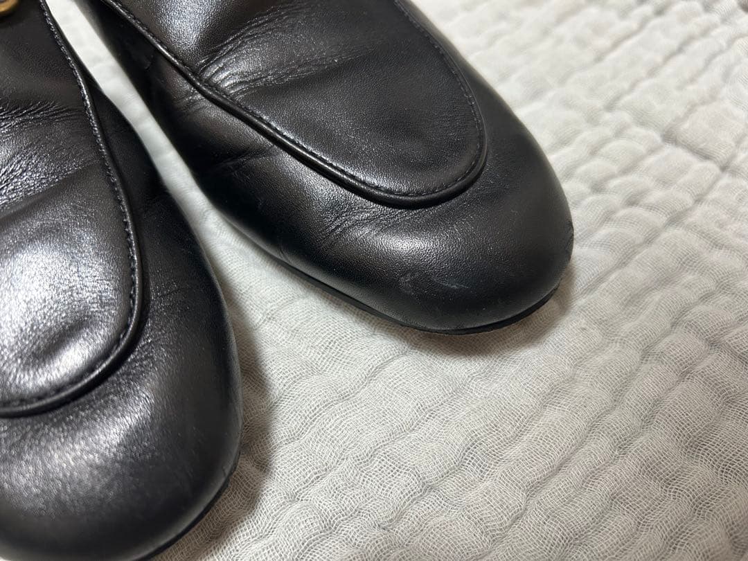 GUCCI ブラック ローファーミュール