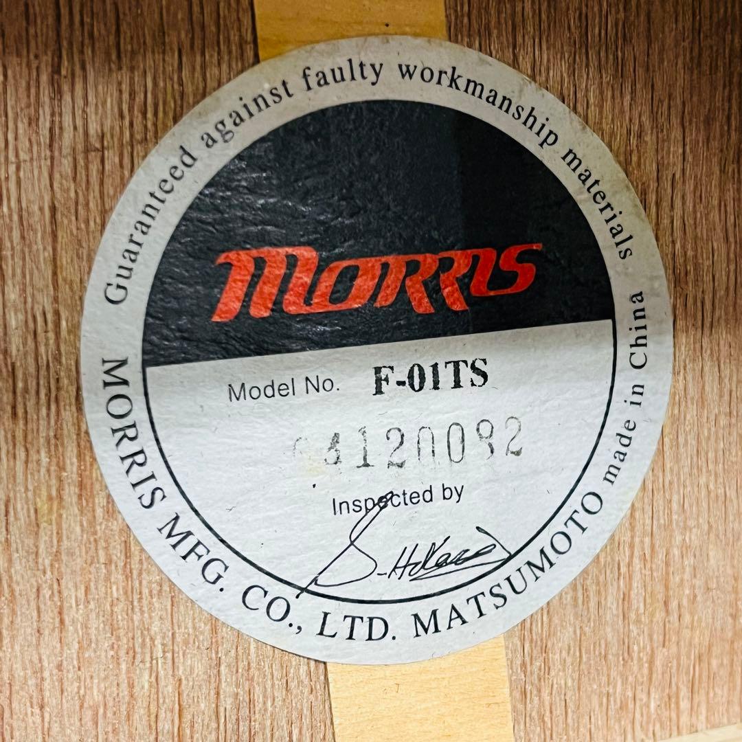 Morris モーリス アコースティックギター F-01TSタバコサンバースト