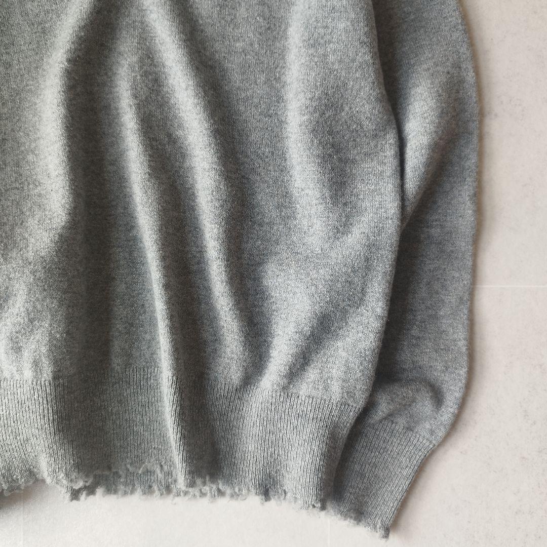 高級！定価5.8万✨️ Drawer カシミヤ100％Ｖネックフリンジニット