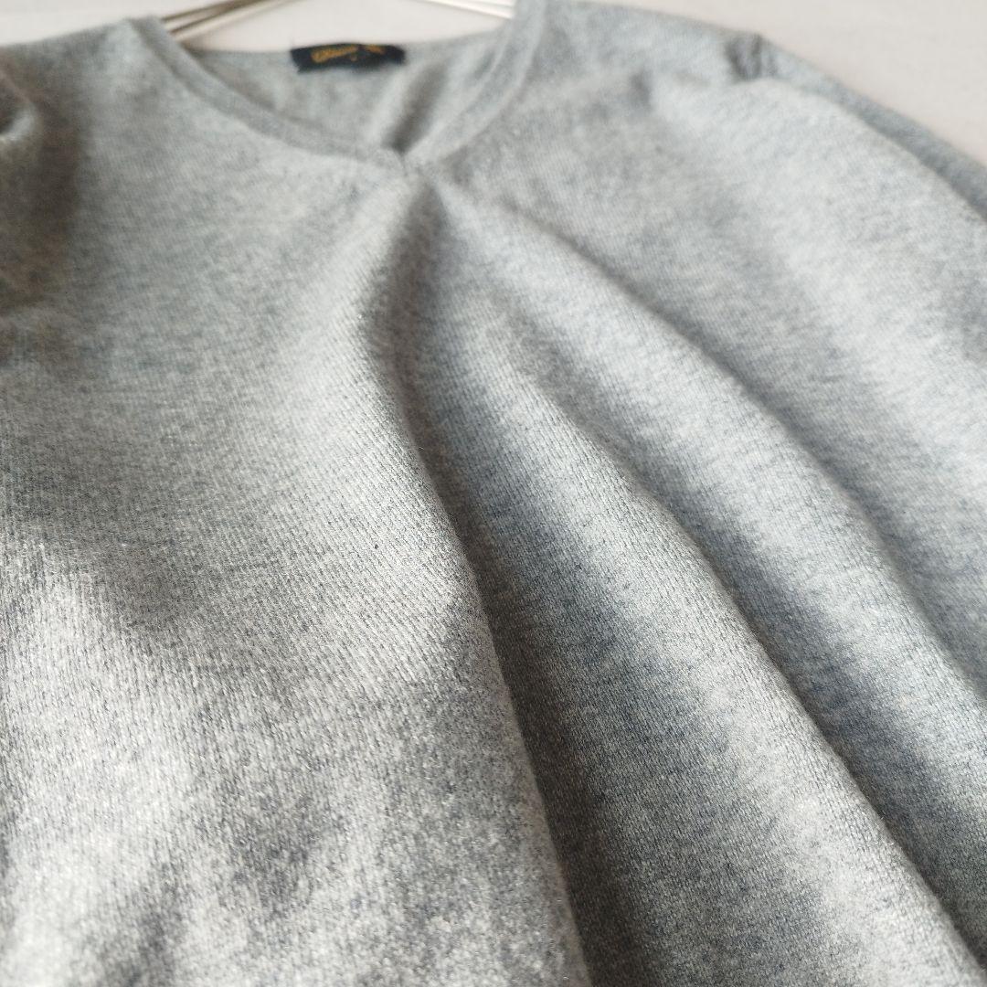 高級！定価5.8万✨️ Drawer カシミヤ100％Ｖネックフリンジニット