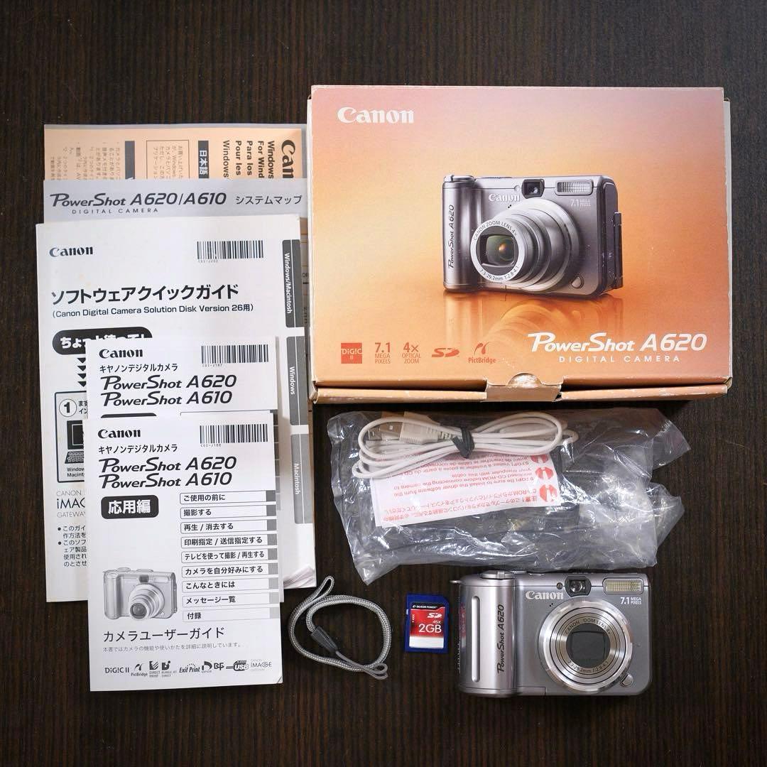 美品 名機 動作品 平成レトロ 自撮り Canon PowerShot A620