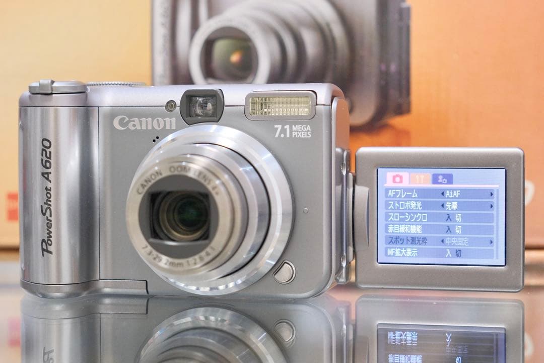 美品 名機 動作品 平成レトロ 自撮り Canon PowerShot A620