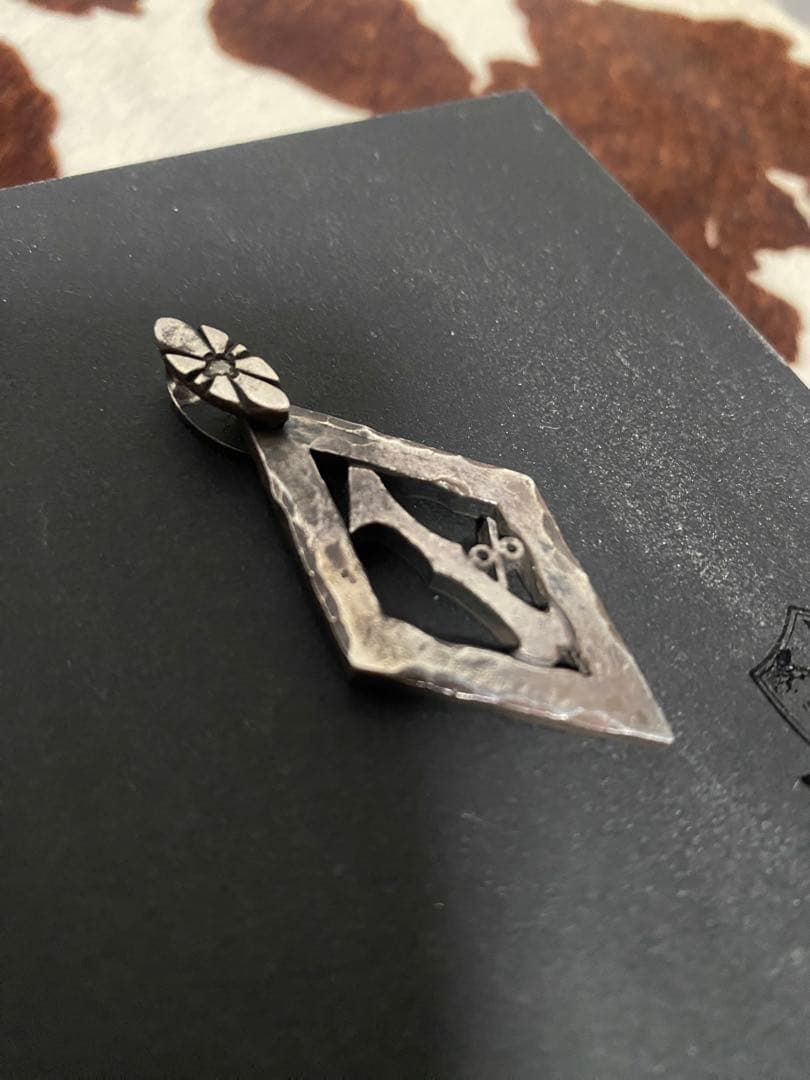 スカルフライト ペンダントトップ 1% バチカンダイヤ入