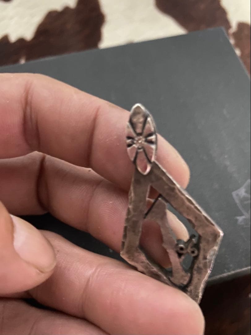 スカルフライト ペンダントトップ 1% バチカンダイヤ入