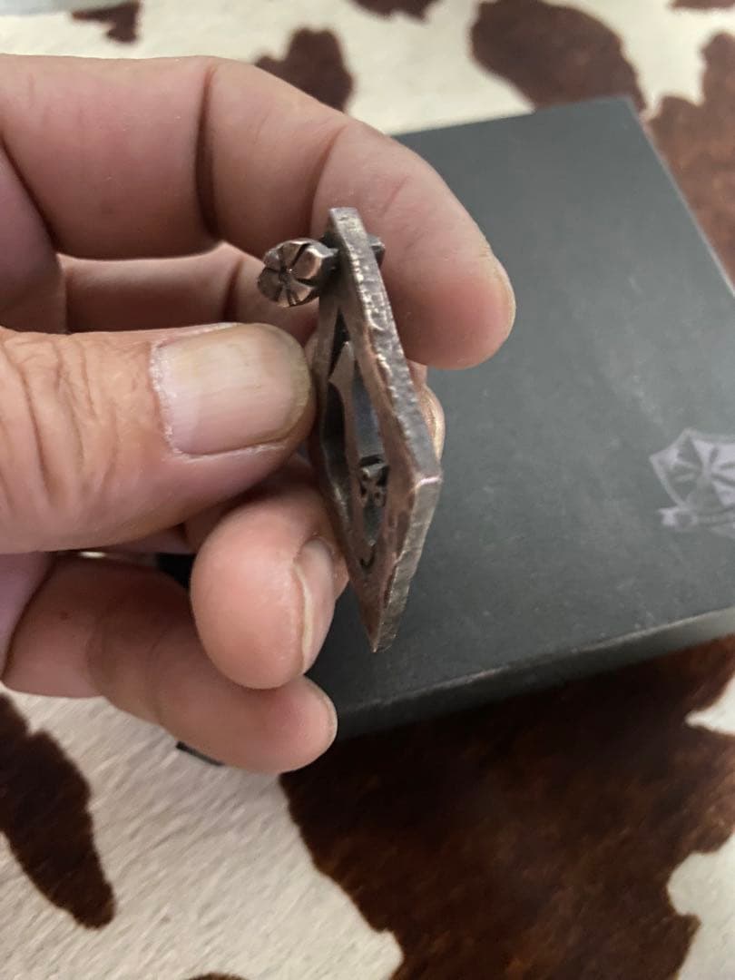 スカルフライト ペンダントトップ 1% バチカンダイヤ入