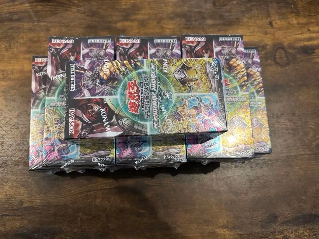 遊戯王　ターミナルワールド3 8box 未開封　シュリンク付き