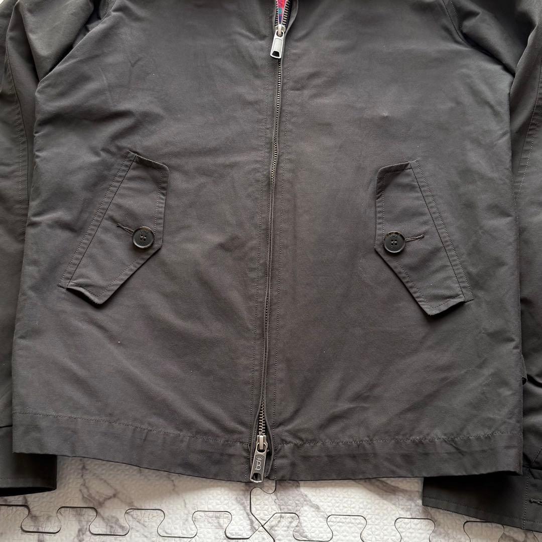 美品✨バラクータ G-9 ハリントンジャケット チェック グレー系 英国製 34