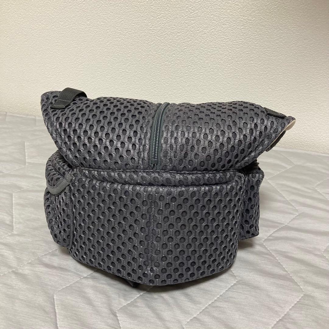 新品 未使用 ベベスワン 抱っこ紐 メッシュ チャコールグレー