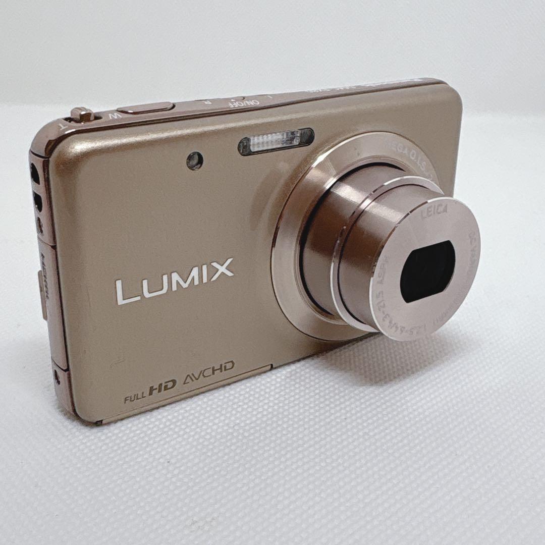【美品】 動作品 DMC-FX80 ゴールド パナソニック デジカメ