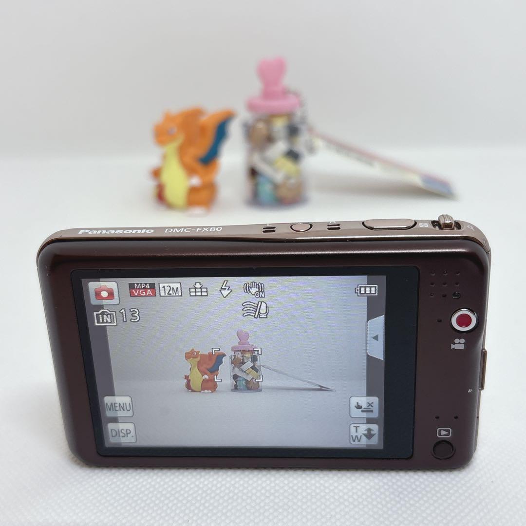 【美品】 動作品 DMC-FX80 ゴールド パナソニック デジカメ
