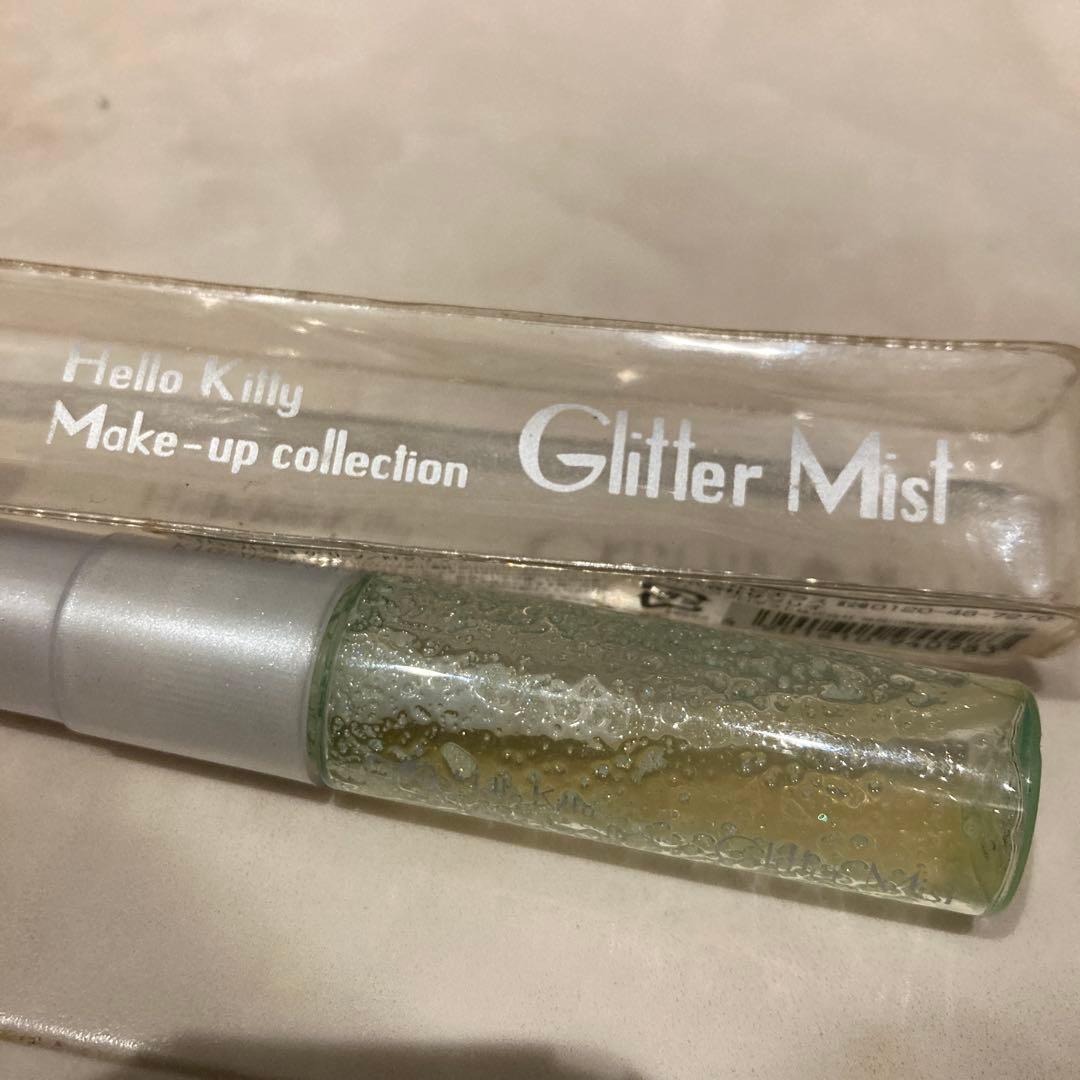 レトロ《2002年 ハローキティ グリッターミスト》当時物 コスメ☆グリーン