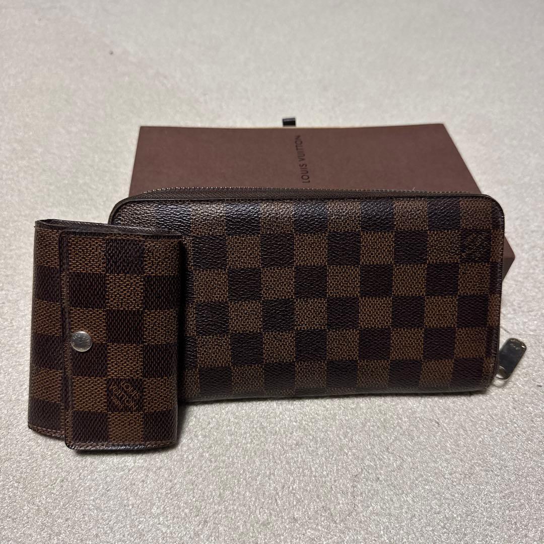 Louis Vuitton ダミエ 長財布 キーケース セット売り