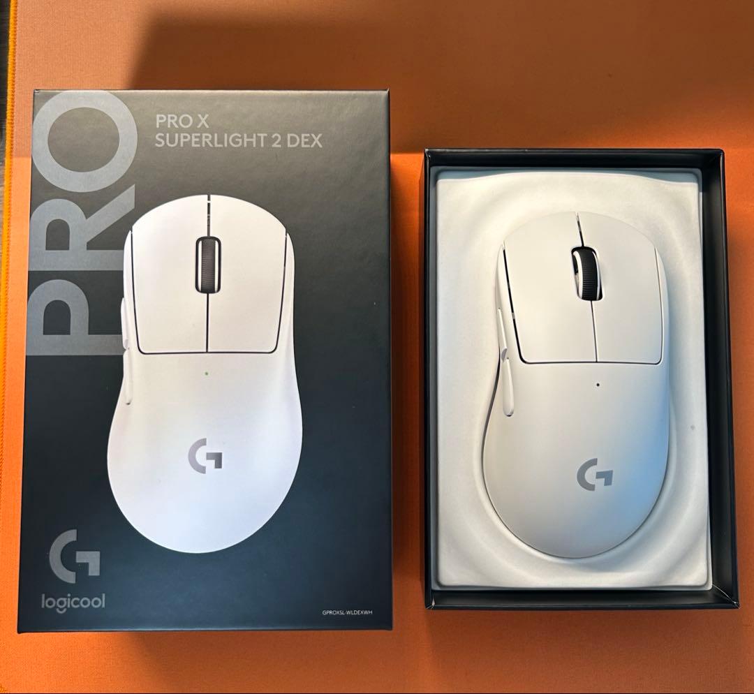 マウス・トラックボール GPRO X SUPERLIGHT2 DEX White