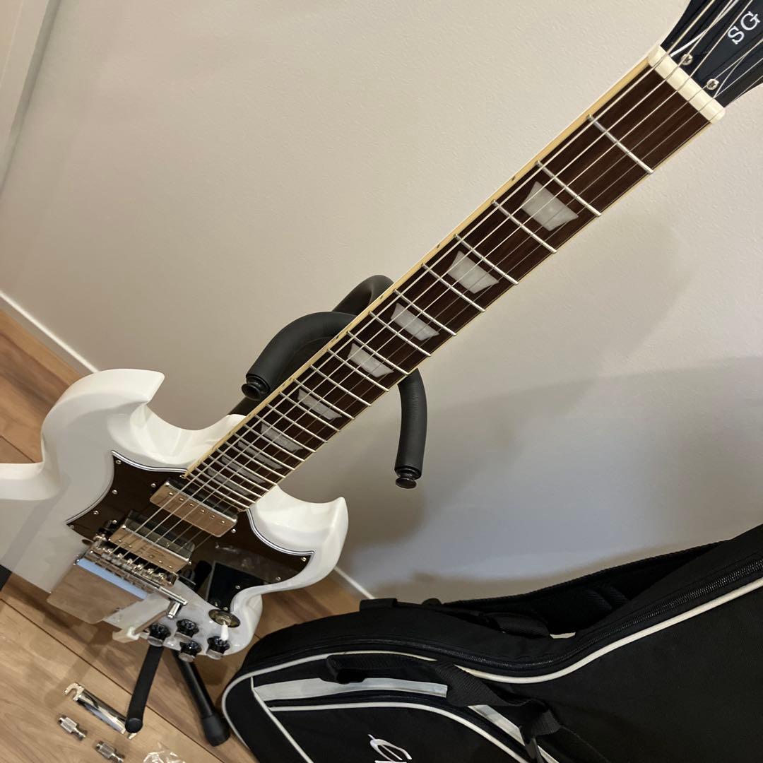 Epiphone Inspired by Gibson SG マエストロ　後付
