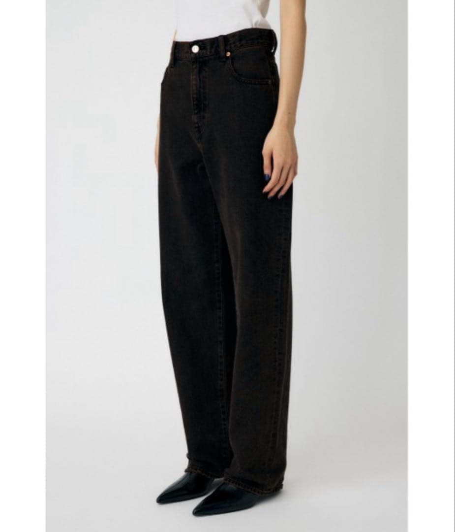 完売　MIDRISE LOOSE テーパードデニム　moussy 大屋夏南
