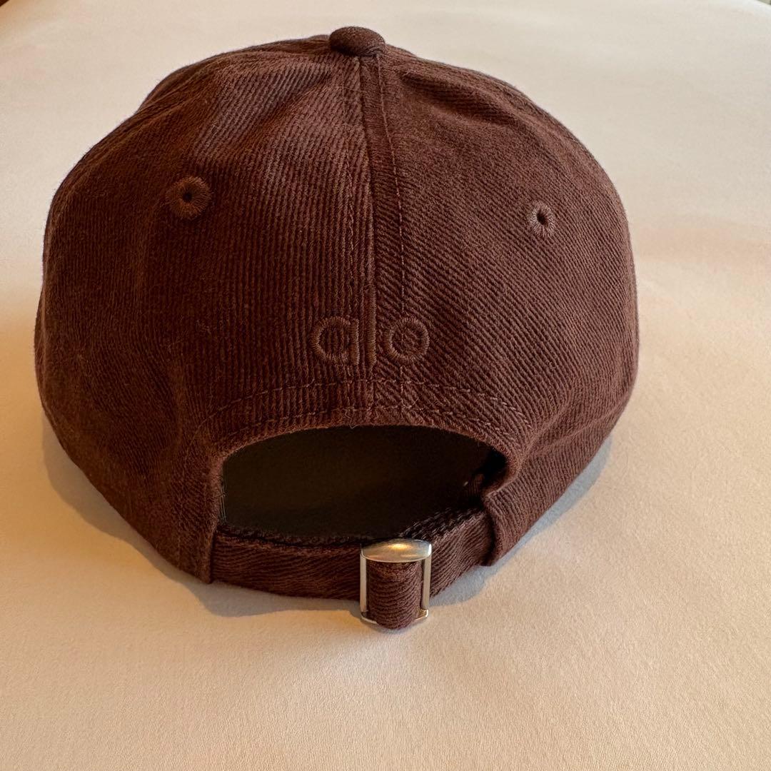 【美品】alo ブラウン キャップ