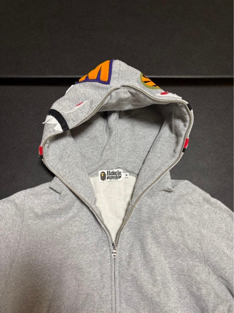 金タク付き正規品ABATHINGAPEジップパーカー