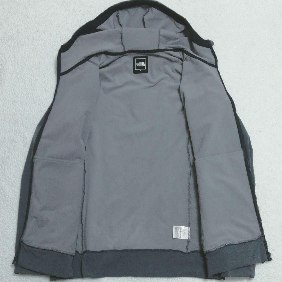 極美品!ザ ノースフェイス エイペックスサーマルフーディ(XL)グレー系色