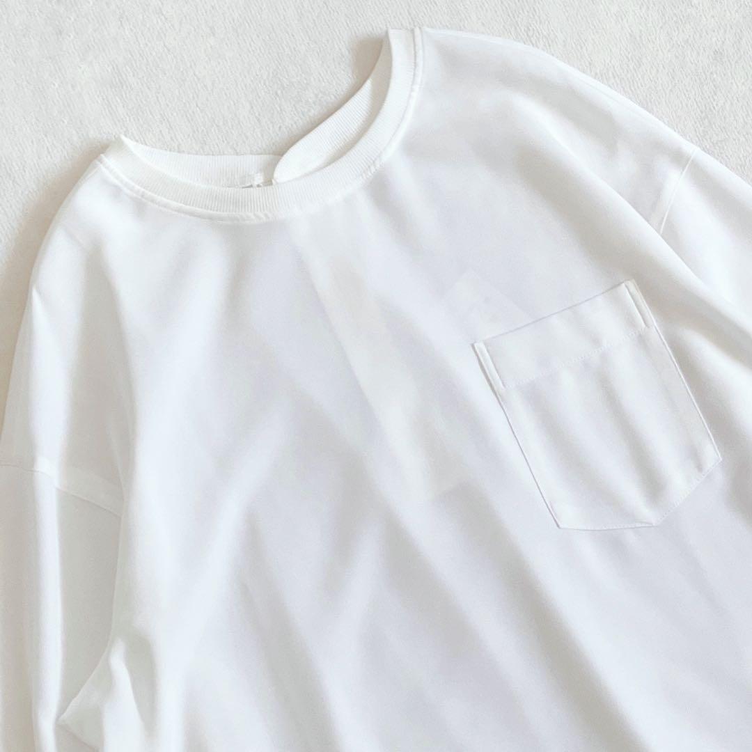 新品　リヴドロワ　ジョーゼットポケットブラウス　オフホワイト