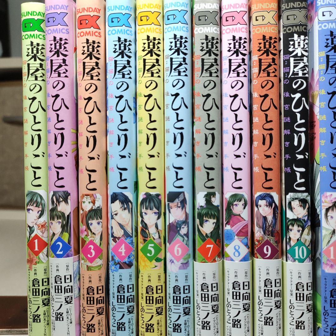 薬屋のひとりごと　猫猫の後宮謎解き手帳　1-21巻