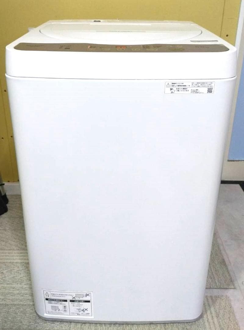 SHARP シャープ ES-GE6H 縦型洗濯機6.0kg 2024年製