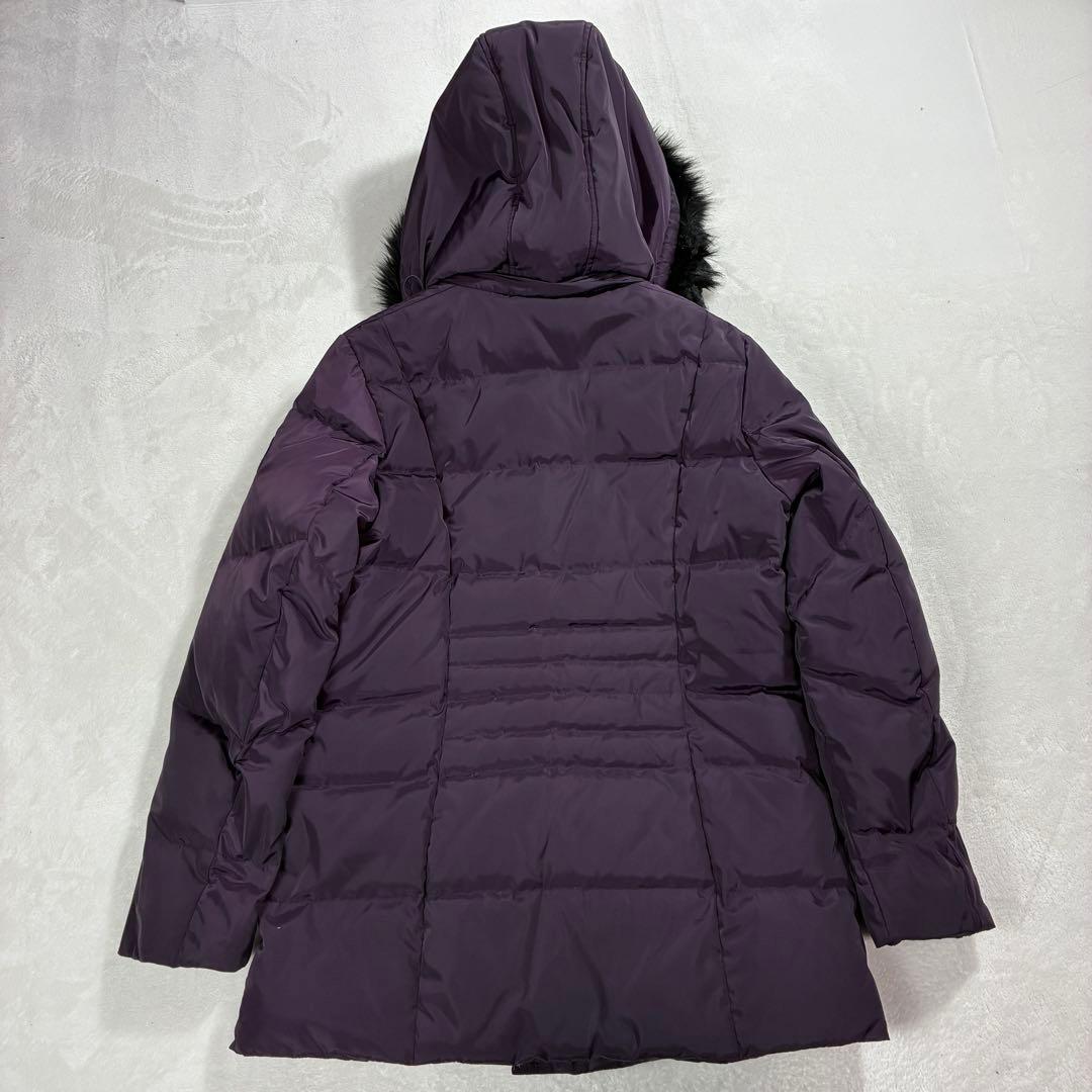 ふ*わ様 美品✨ローレンラルフローレン ファー ダウンコート ファー ダークネイ