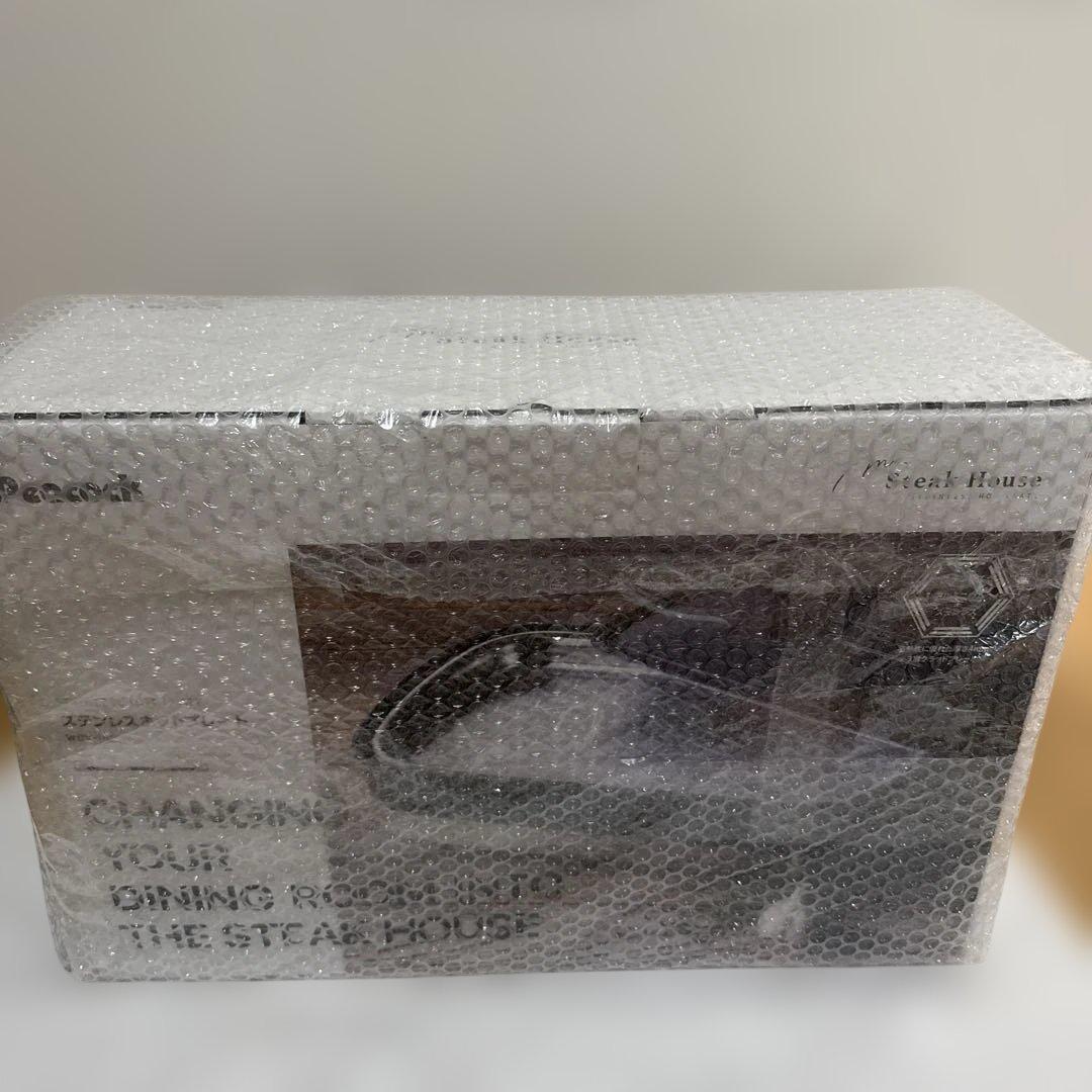 新品　Peacock ステンレスホットプレート　WDV-10S