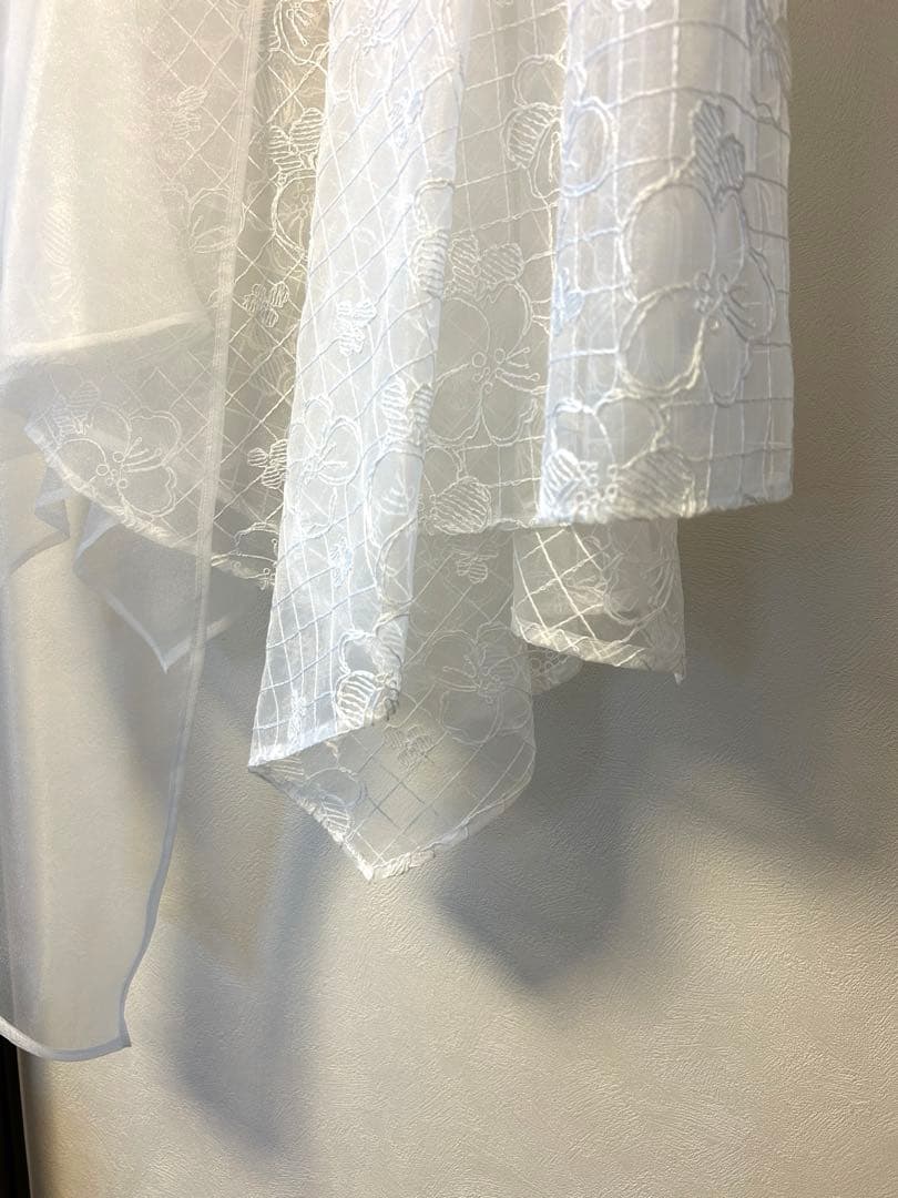 トップス RIV NOBUHIKO AMY EMBROIDERY TOP WHITE