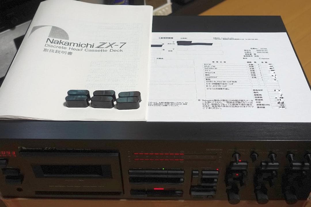 メーカー整備品 Nakamichi ZX-7 ナカミチ 3ヘッド カセットデッキ