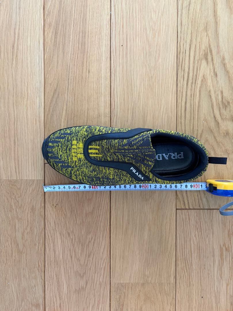 （SY様用）PRADA イエロー ブラック スニーカー 7.5
