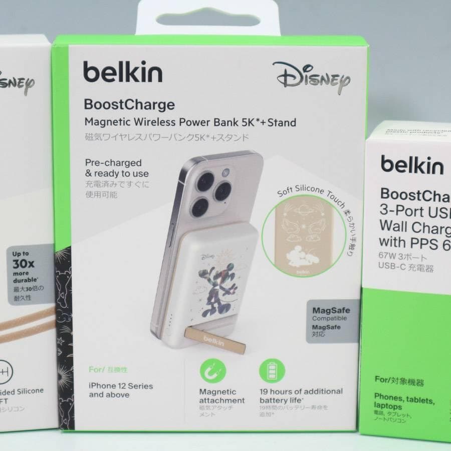 未使用 ディズニー100周年限定×ベルキン チャージングギフトボックス