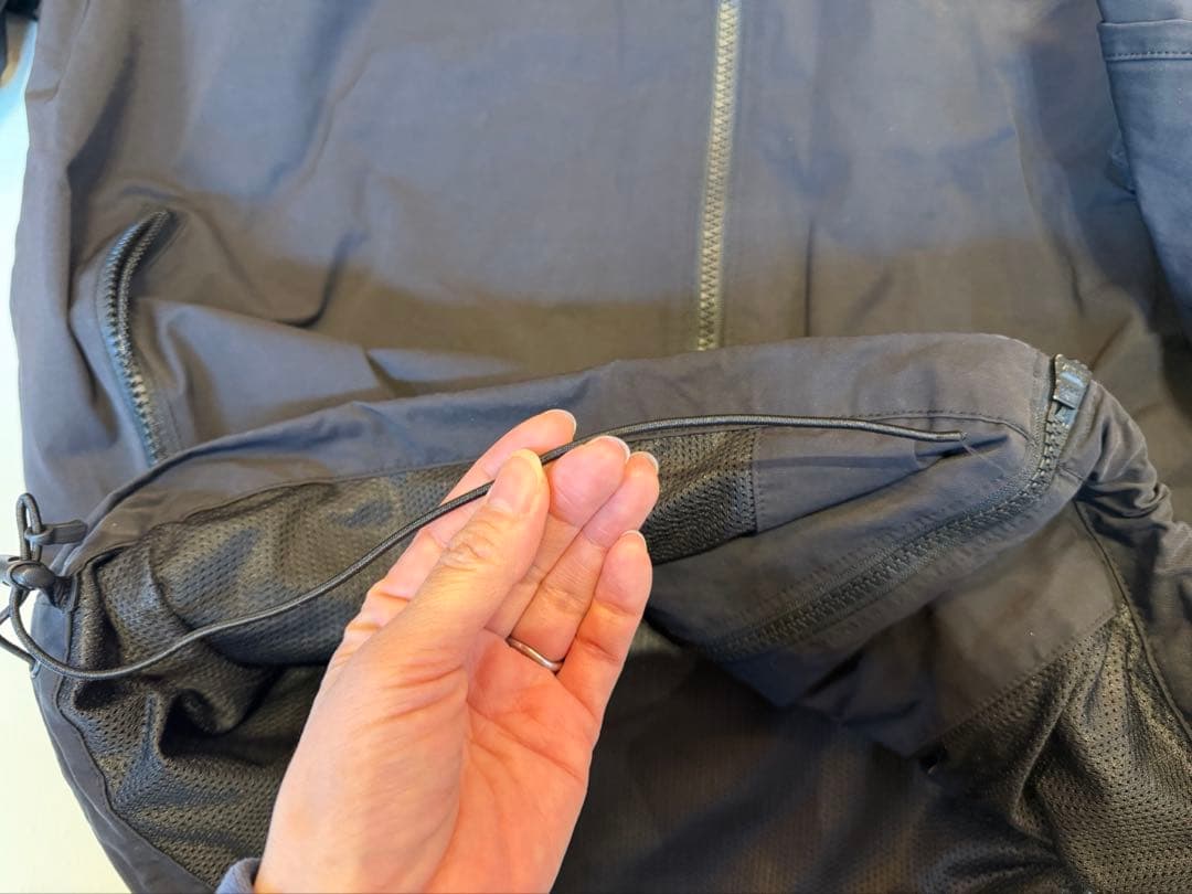 Ennoy スタイリスト私物　ナイロンジャケット・パンツセット 黒　XL