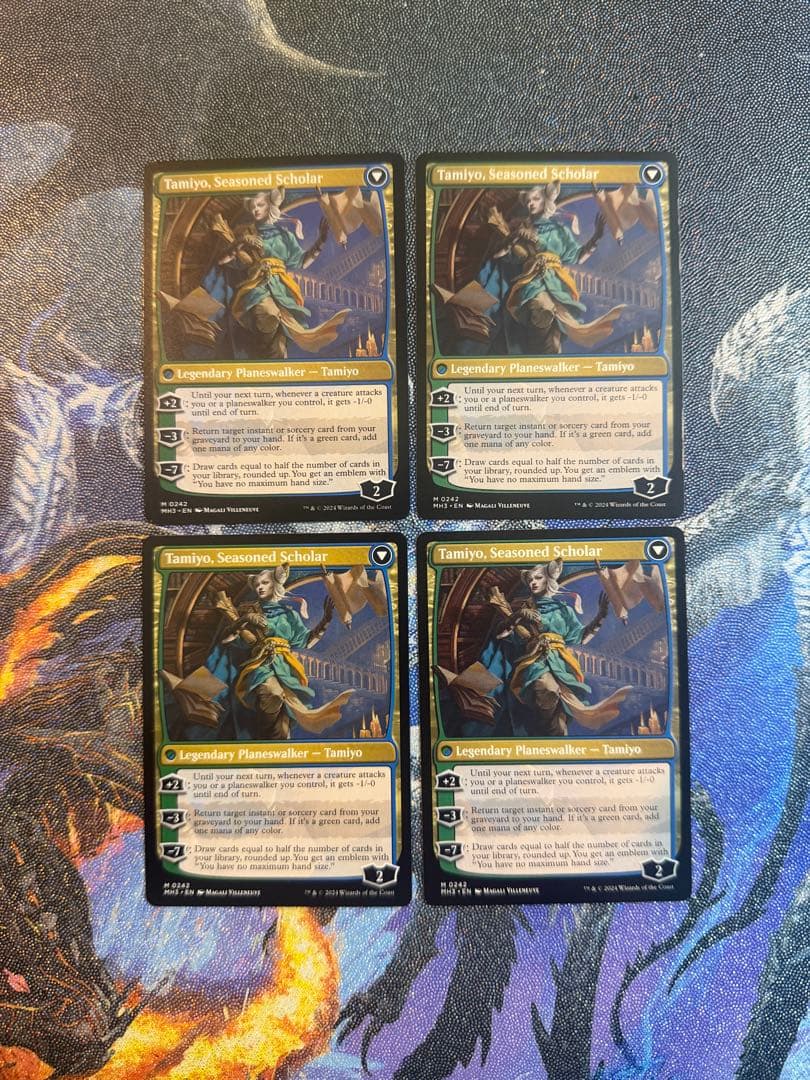 【最安値】MTG　MH3　知りたがりの学徒、タミヨウ　英語版　4枚