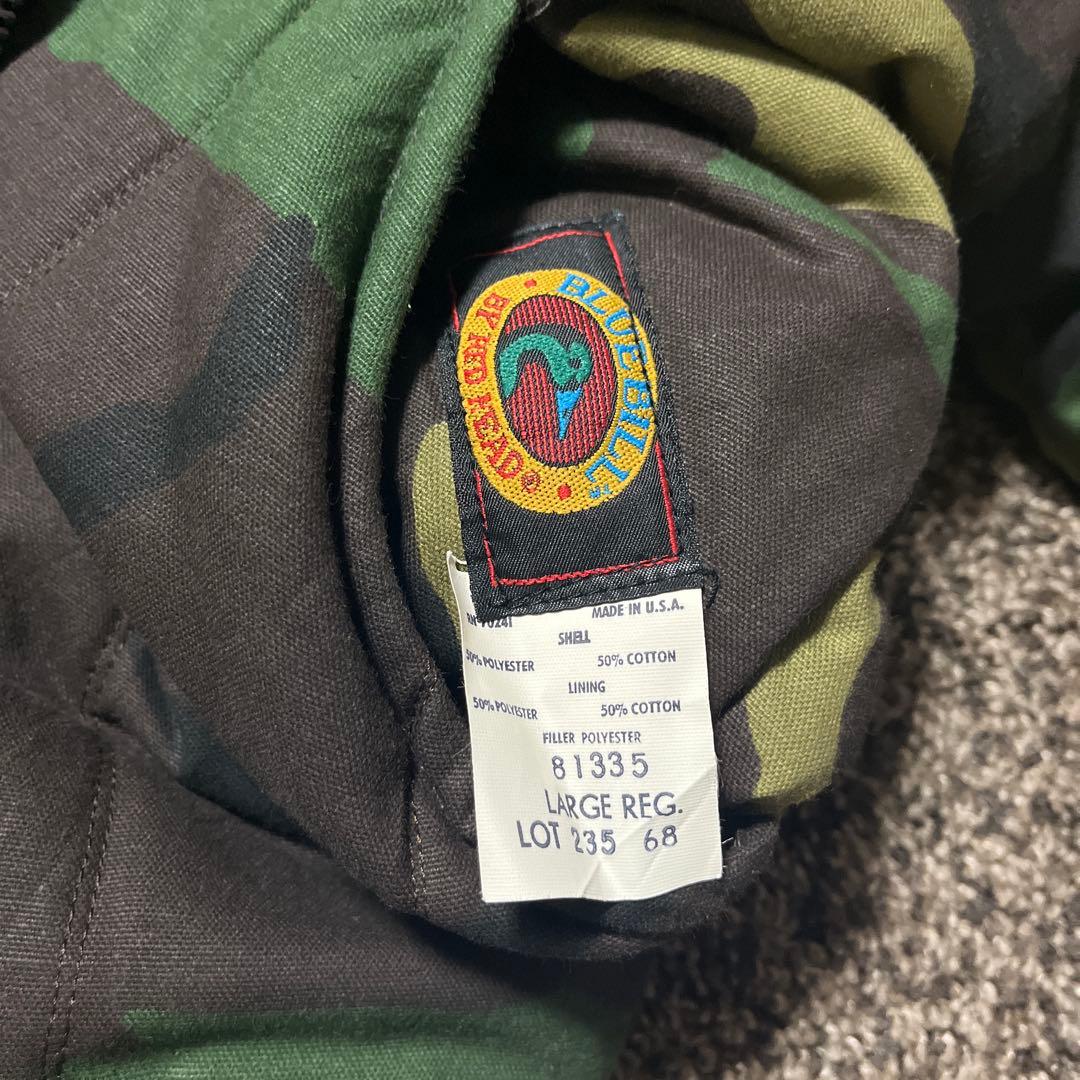 希少 USA製 ヴィンテージ キルティングダウン ハンティングジャケット OLD