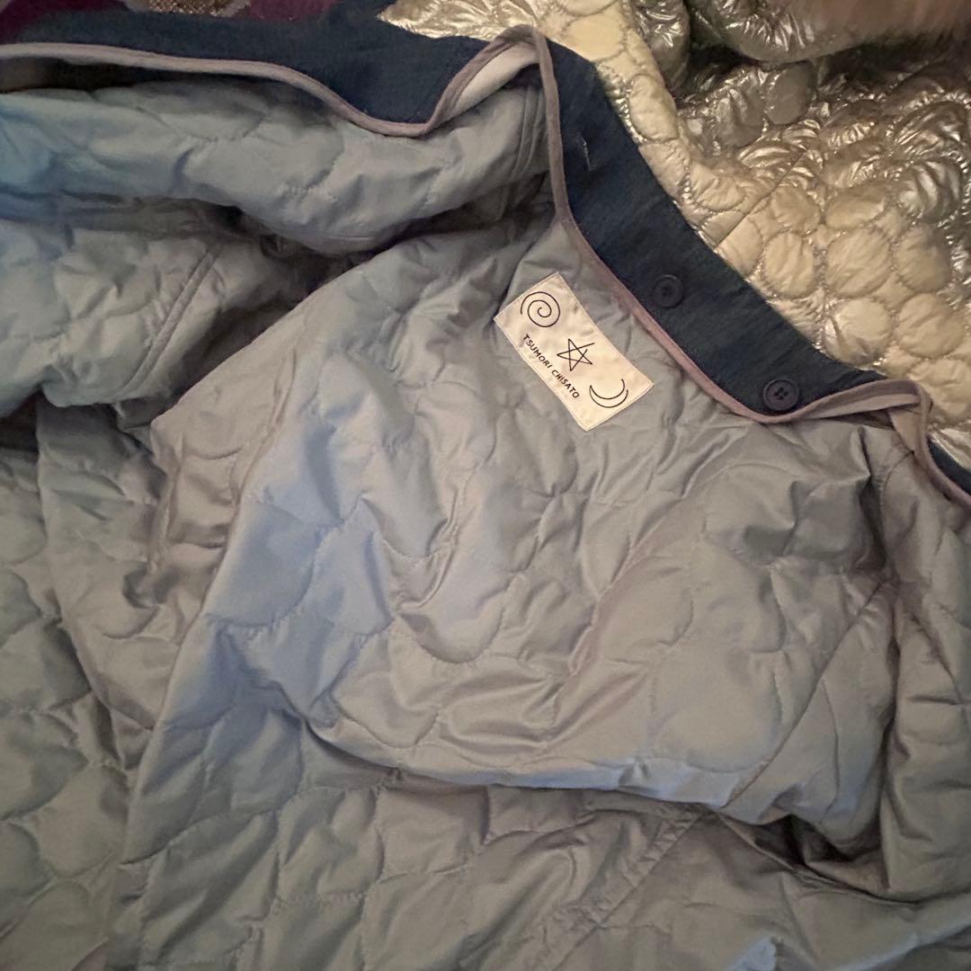 【美品】ツモリチサト モッズコート デニム✖️コーデュロイ ファー付き