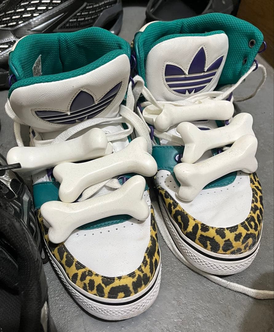 adidas JEREMY SCOTT コラボ レオパード柄 スニーカー