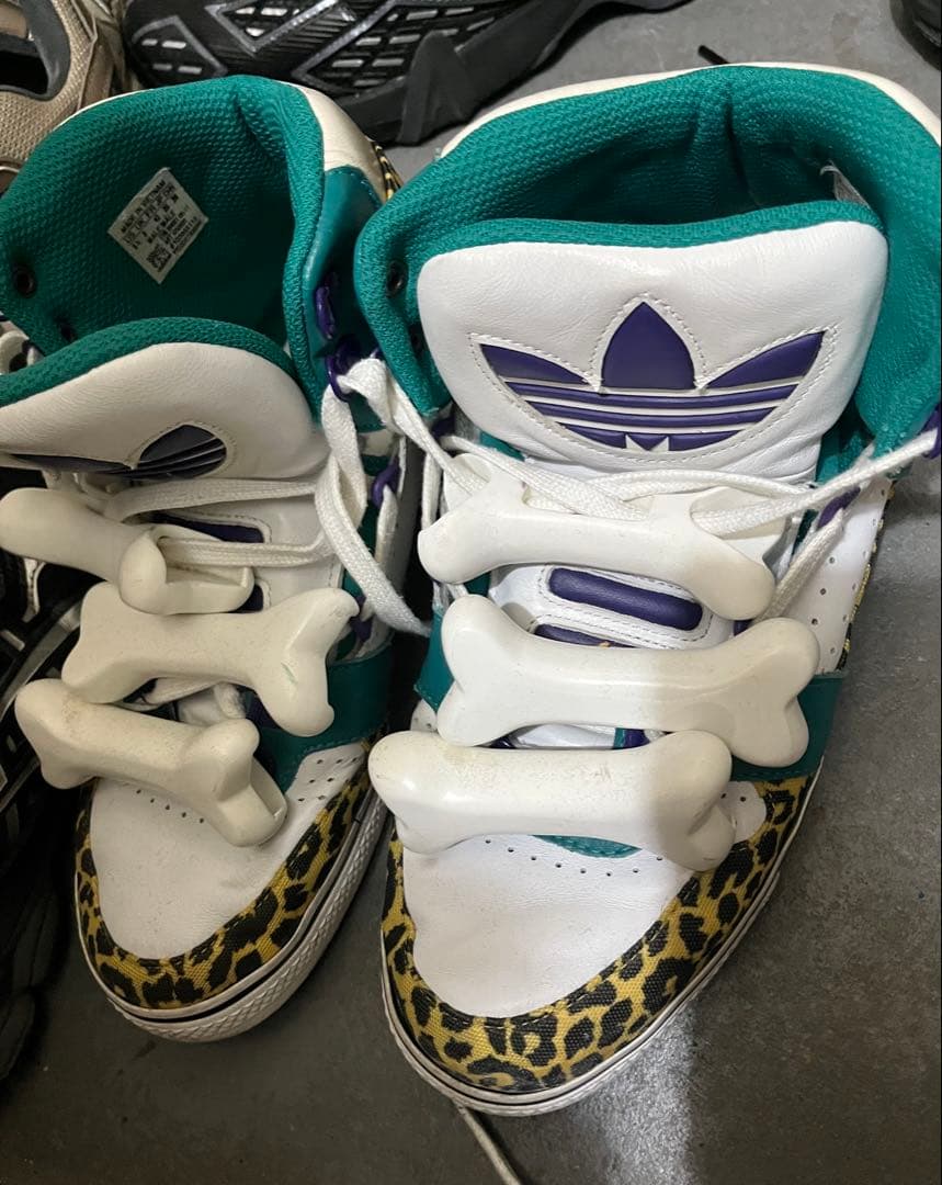 adidas JEREMY SCOTT コラボ レオパード柄 スニーカー