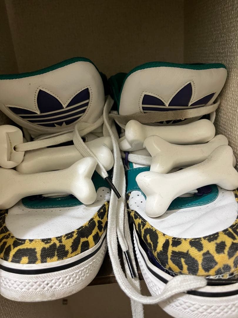 adidas JEREMY SCOTT コラボ レオパード柄 スニーカー