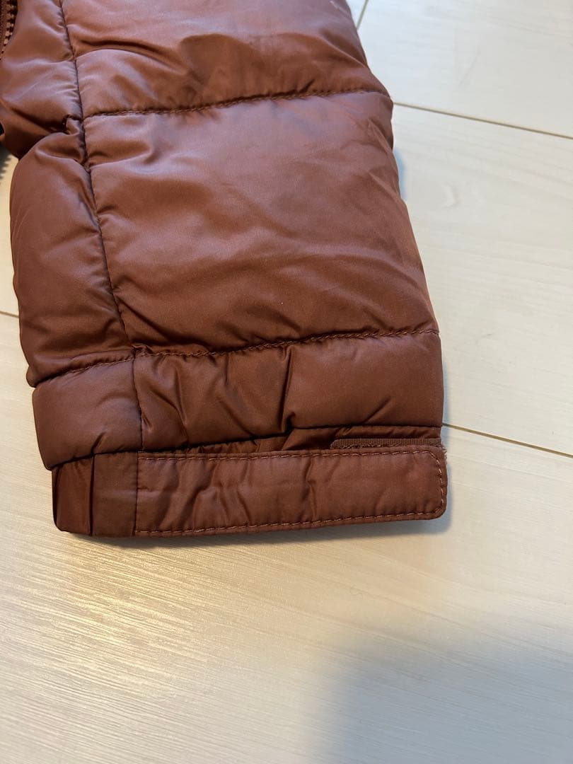ノースフェイス☆パープル ブラウン ダウンジャケット　ロング丈